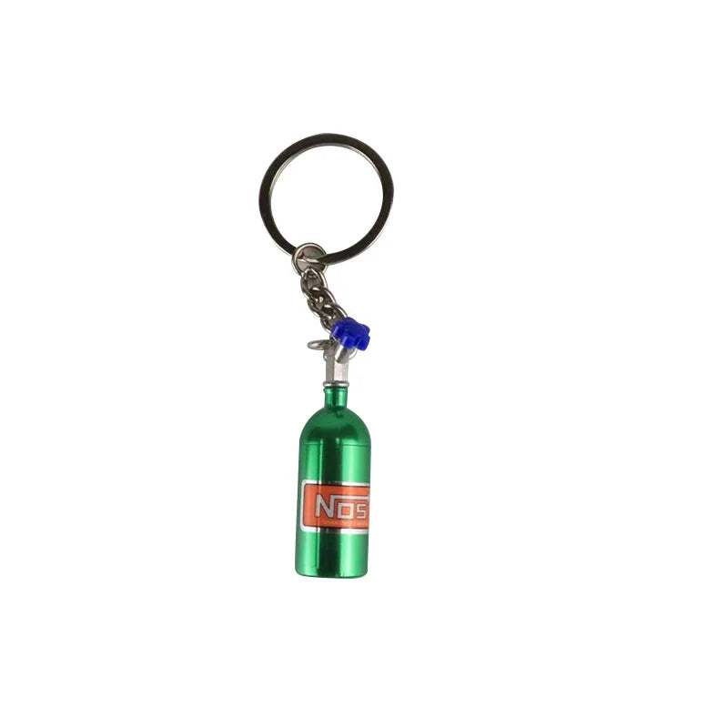 NOS bottle keychain