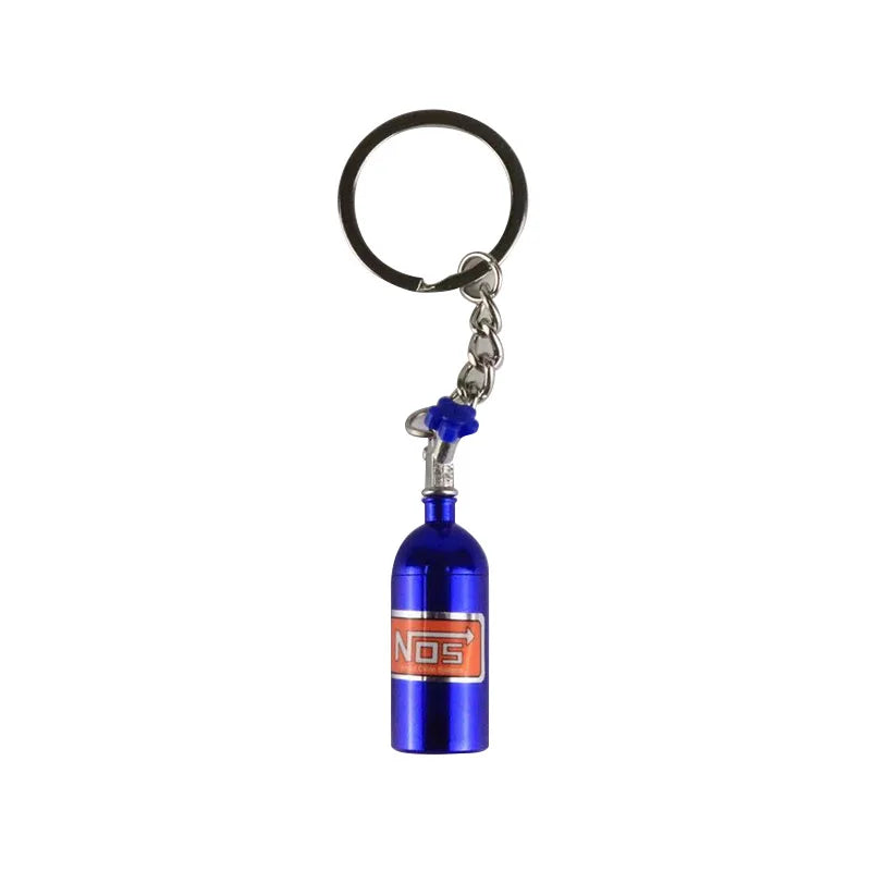 NOS bottle keychain