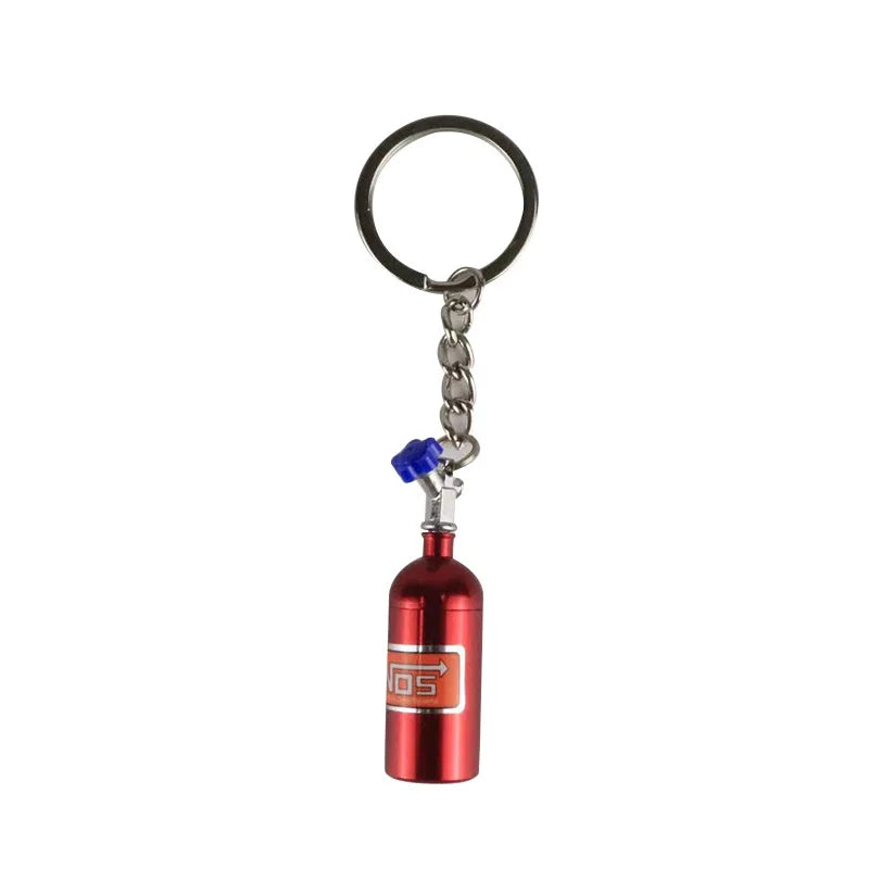 NOS bottle keychain