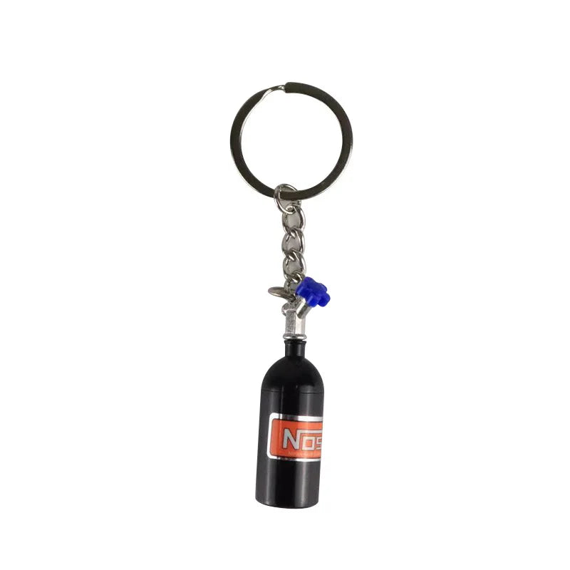NOS bottle keychain